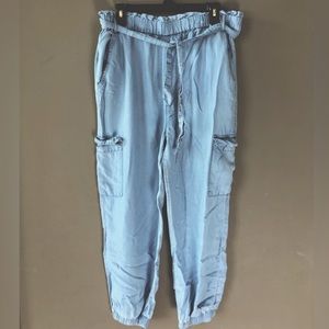 INDIGO RISING | NWOT | XL super soft pants | light blue Jean color
